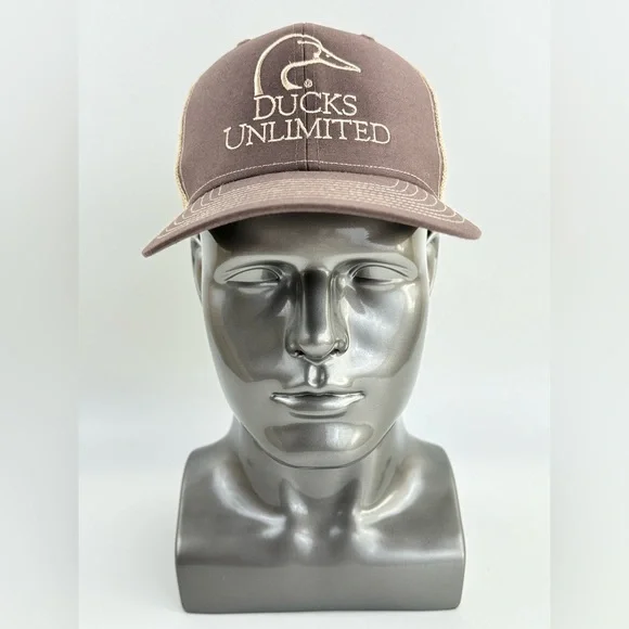 Bundle of 2, Ducks Unlimited Mesh Back Trucker Caps, Adjustable Snap Back - Picture 3 of 16